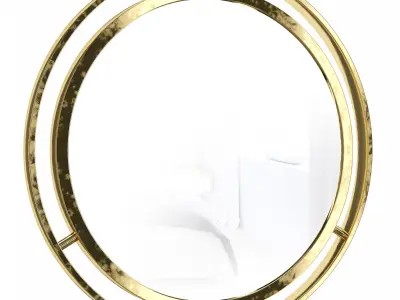Terwilliger Round Wall Mirror 3D model