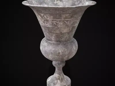 Small Garden Planter  Low-poly 3D model