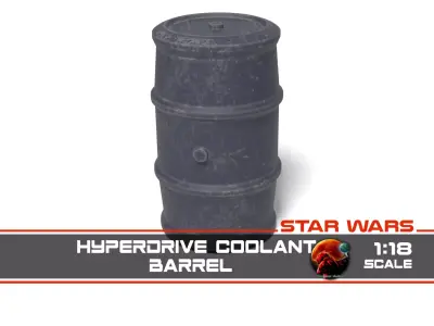 Hyperdrive Coolant Barrel 1-18 scale Kenner Hasbro Free 3D print model