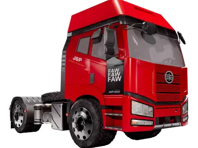  FAW J6P Truck 3D model