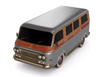 Minivan Car 3D model