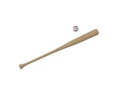 Baseball Bat Free 3D model