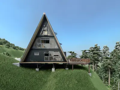 A - Frame tiny house   3D model