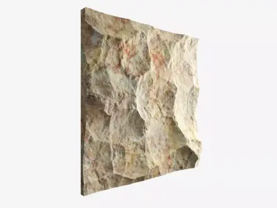 60-RockPanel sandstone rock texture 3D model
