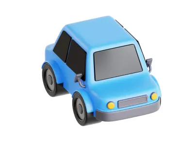 3D Car Cute 3D model