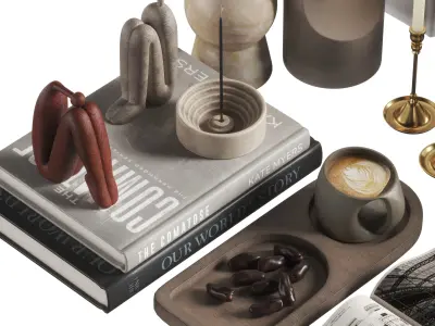 Decorative set 06 3D model