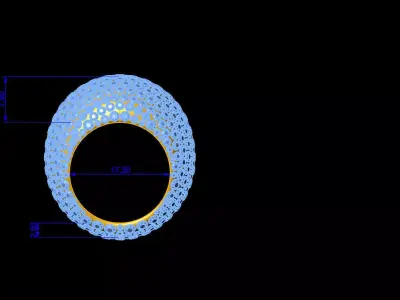 oval ring 3D print model