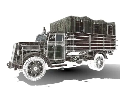 Opel Blitz truck  3D model