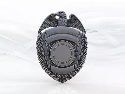 Badge Plaque 3D print model