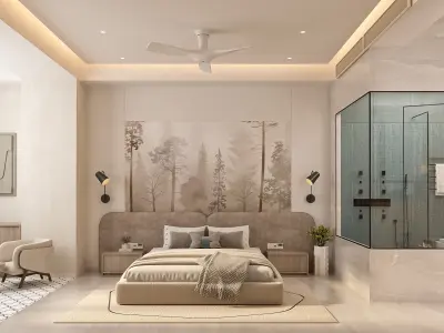 Hotel Suite Room or Bedroom 3D model