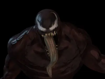 CARNAGE RIGGED MODEL Low-poly 3D model