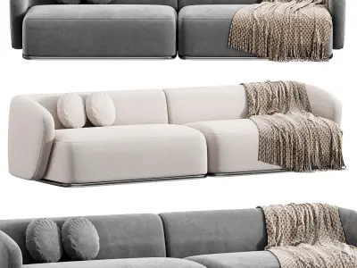 Rene Sectional Sofa 3D model