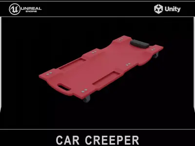 Car Creeper Low-poly 3D model