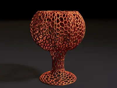 Cup pumpkin 3D print model