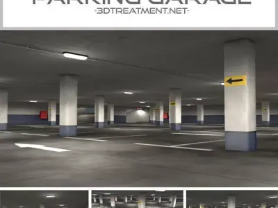 Parking Garage 3D model