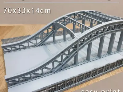 Steel bridge  3D model
