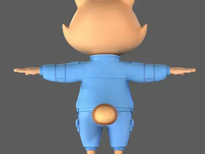 raccoon 3D model