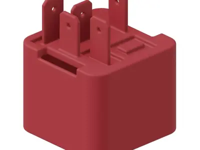 Plastic Auto Car Relay Switch Toy 3D model