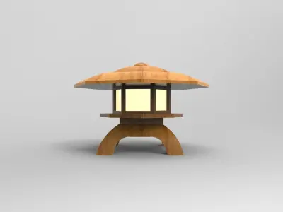 lantern H japanese 3D model