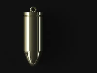 45 ACP Pendant Gold Silver Platinum Jewelry Necklace 3D print model