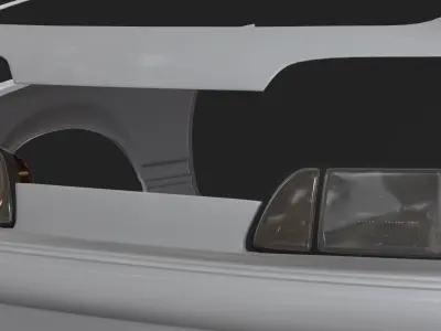 FOXBODY HEADLIGHTS 3D model