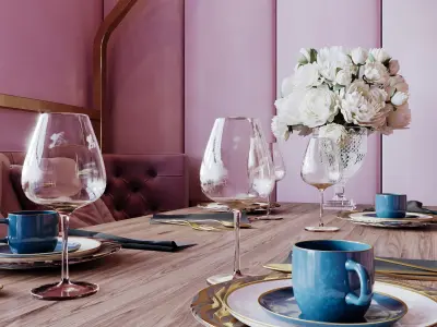 Restaurant 04 3D model
