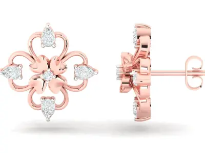 Pendant Earrings combo - 0054 3D print model