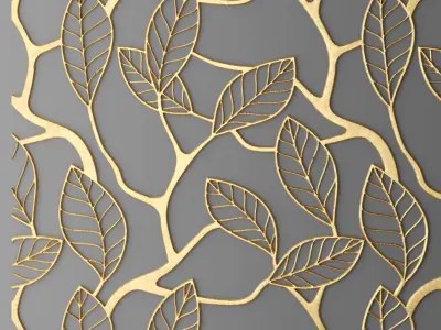 Panel lattice grille 3D 28 3D model