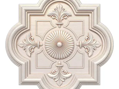 Ornamental Medallion 3D model