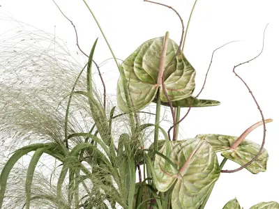 Flower In Vase 68 3D model