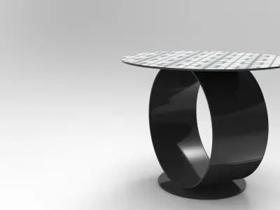 Difo Coffee Table Low-poly 3D model