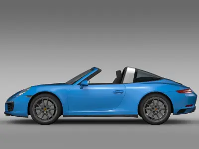 Porsche 911 Targa 4 991 2016 3D model