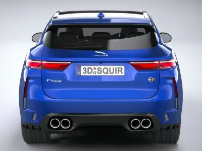 Jaguar F-Pace SVR 2021 3D model