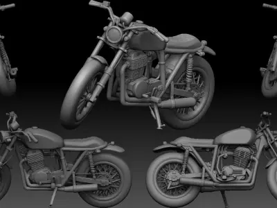 custom bike 3 3D print model