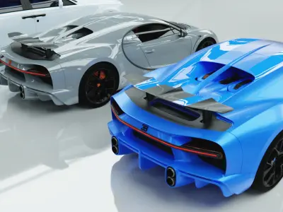 LUX ETHOS Bespoke Automotive ATELIER Showroom Car Photo Studio 3D model