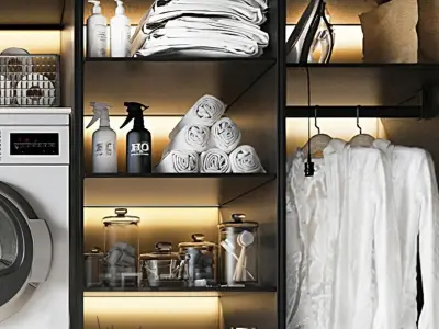 cabinet machine washing Modern decorative 3D model