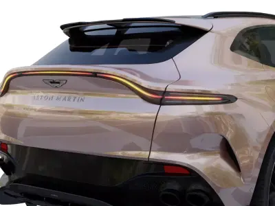 Aston Martin DBX 707  Low-poly 3D model