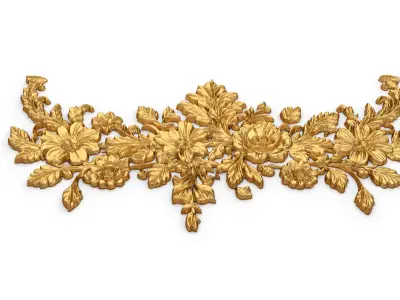 Classic decor ornament carved 60 3D model