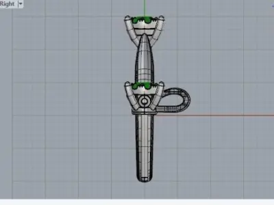 diamond ring earring pendant set 22 3D print model
