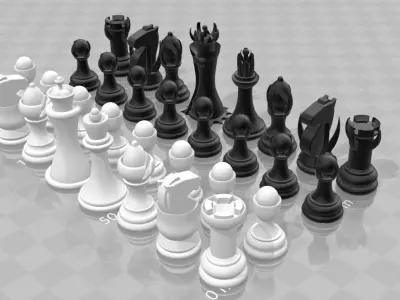  Evil Chess  3D print model