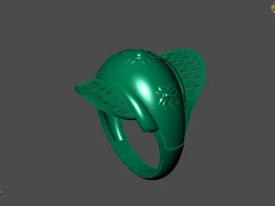 Plain Ring Women Ready STL 3DM Models Womens Rings 3D models 3D print model 46