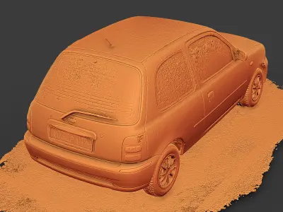 Nissan Micra K11 RAW Scan 3D model