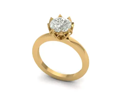 Stone Ring  3D print model