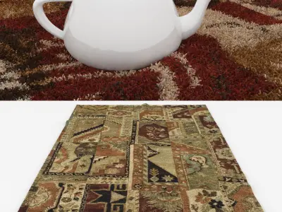 Rugs No 523 Low-poly 3D model