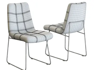 Crate and Barrel Naomi Dining Chair 3D model