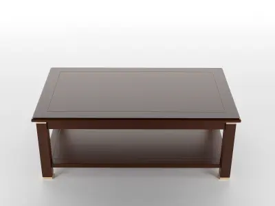 Coffee Table Low-poly 3D model