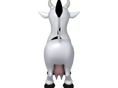 Cow Cartoon 3D model