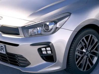 Kia Rio GT Line 2018 3D model