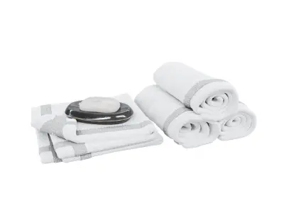 bathroom accessories 3D model