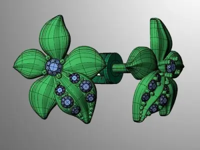 Earrings 32 3D print model